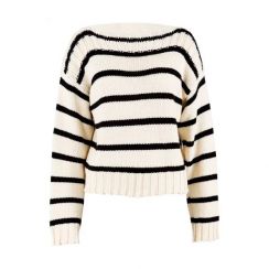 2Pcs Womens Long Sleeve Round Neck Loose Wool Sweater